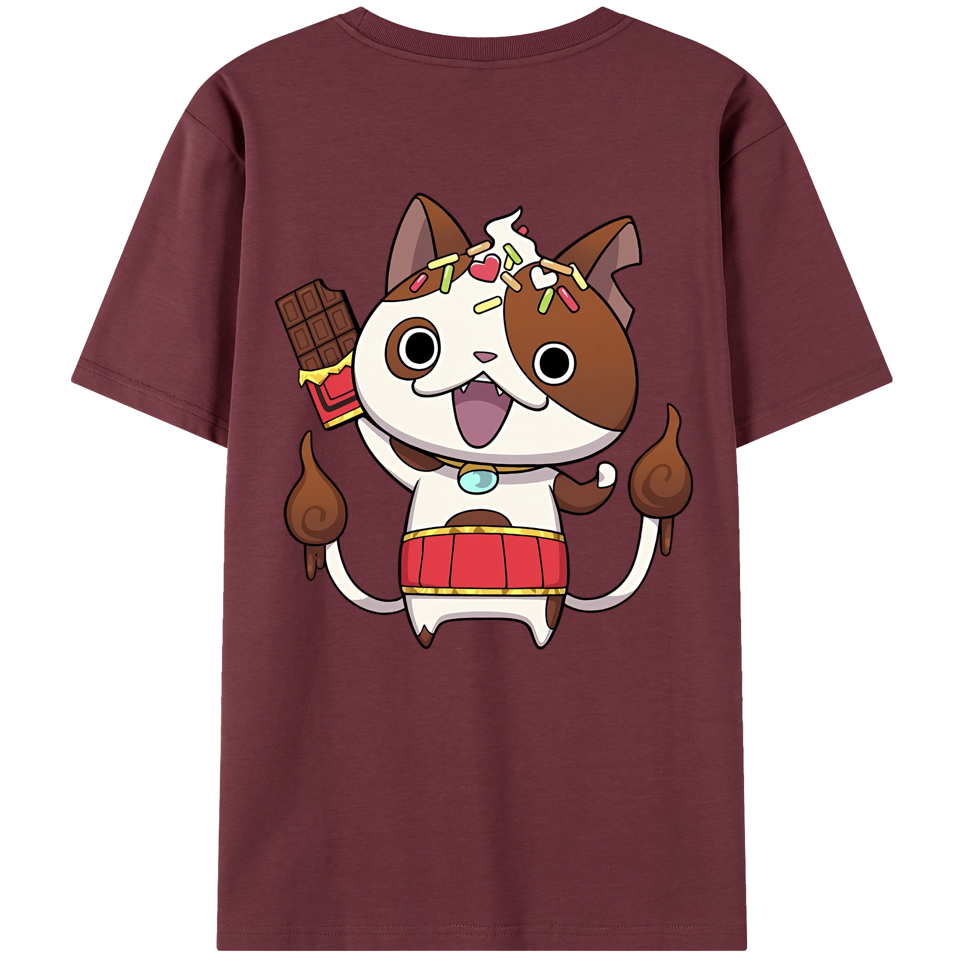 （画像用） 妖怪ウォッチ Yo-kai Watch 綿100％半袖Tシャツ（背面プリント）